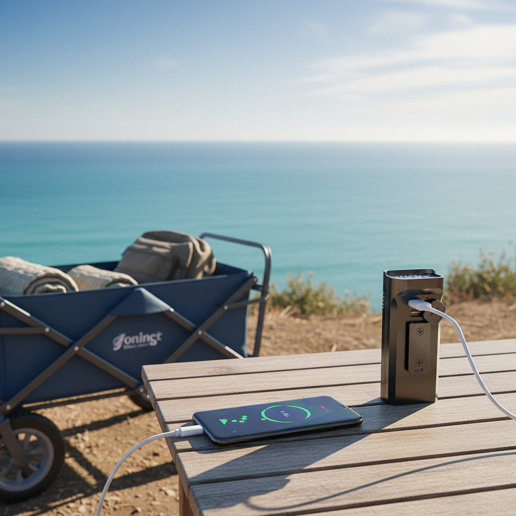 Lampe Rechargeable Multifonction — Vélo, Camping-Car, Randonnée & Powerbank 10000mAh