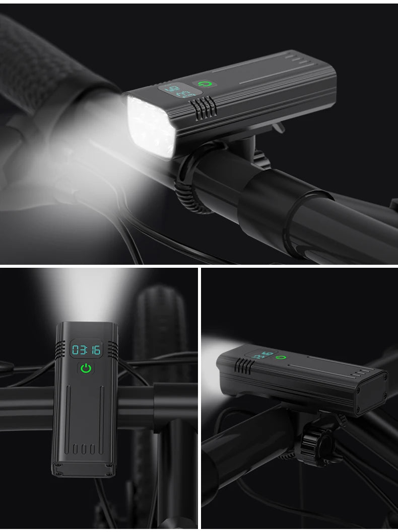 Lampe Rechargeable Multifonction — Vélo, Camping-Car, Randonnée & Powerbank 10000mAh