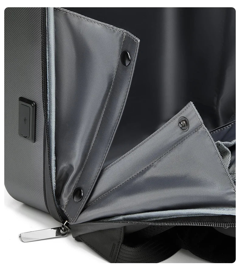 Sac à Dos Antivol Coque Rigide EVA — Port USB, Imperméable & Protection Laptop 16"