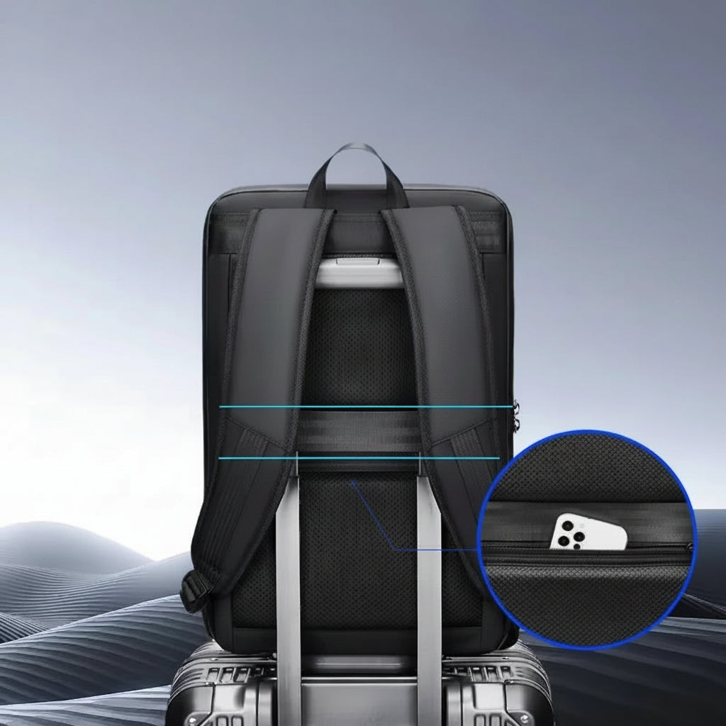 Sac à Dos Antivol Coque Rigide EVA — Port USB, Imperméable & Protection Laptop 16"