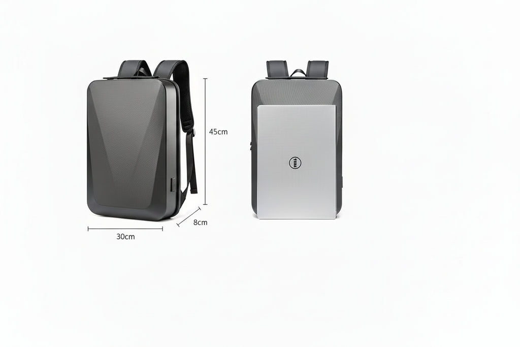 Sac à Dos Antivol Coque Rigide EVA — Port USB, Imperméable & Protection Laptop 16"