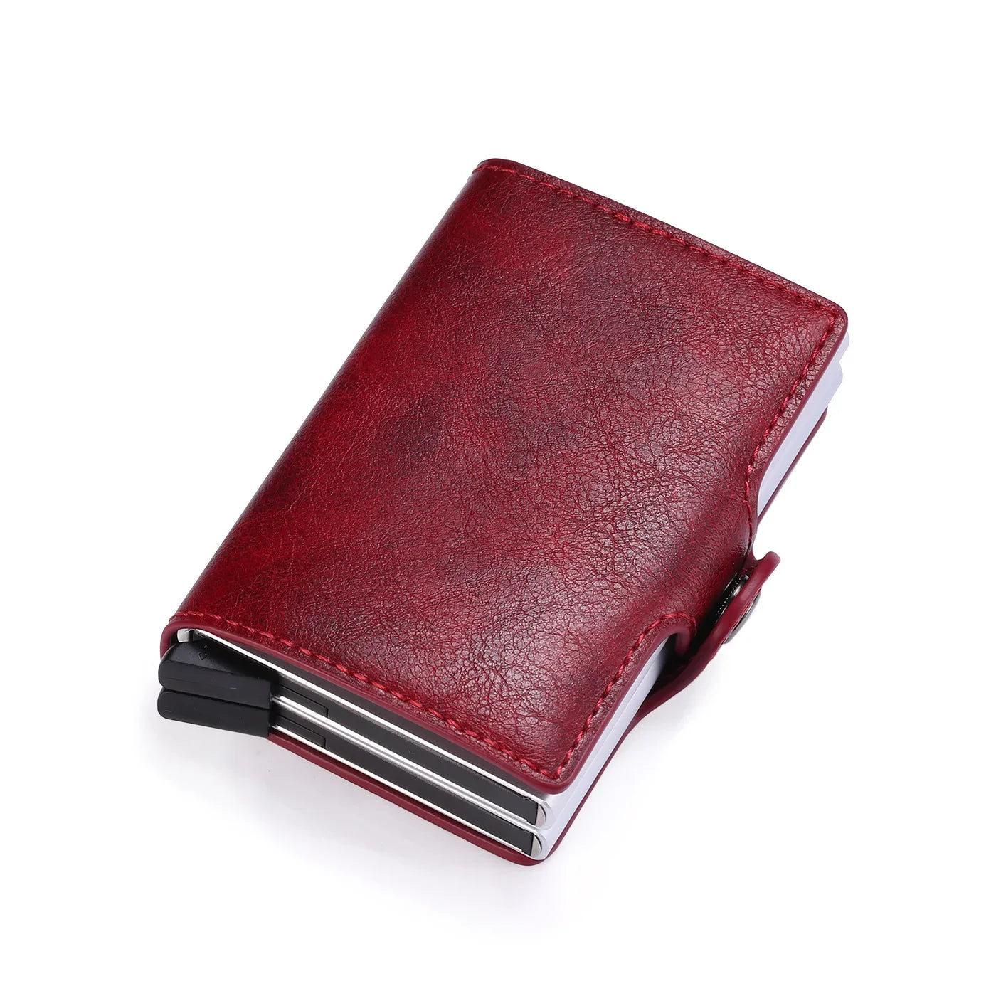 Portefeuille Minimaliste RFID Fibre de Carbone — 12 Emplacements, Ultra-Slim & Anti-Fraude