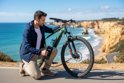 Gonfleur de Pneus Sans Fil — Compresseur d'Air Portable, Écran LCD, 150 PSI