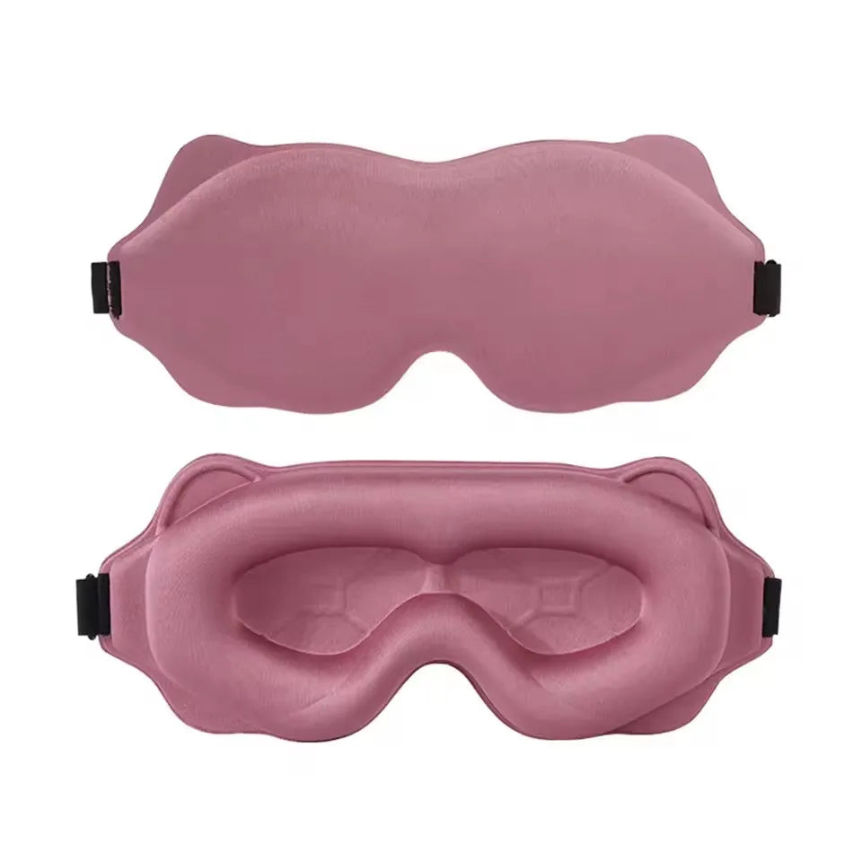 Masque de Nuit 6D — Occultant Total, Ultra-Doux & Anatomique pour Voyage et Sommeil