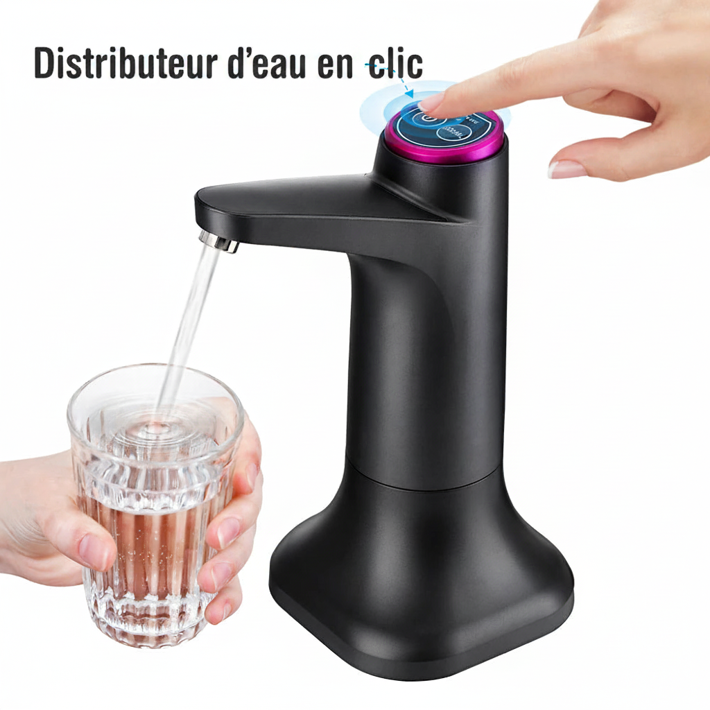 Distributeur d'eau automatique — Pompe à eau électrique, commande par bouton