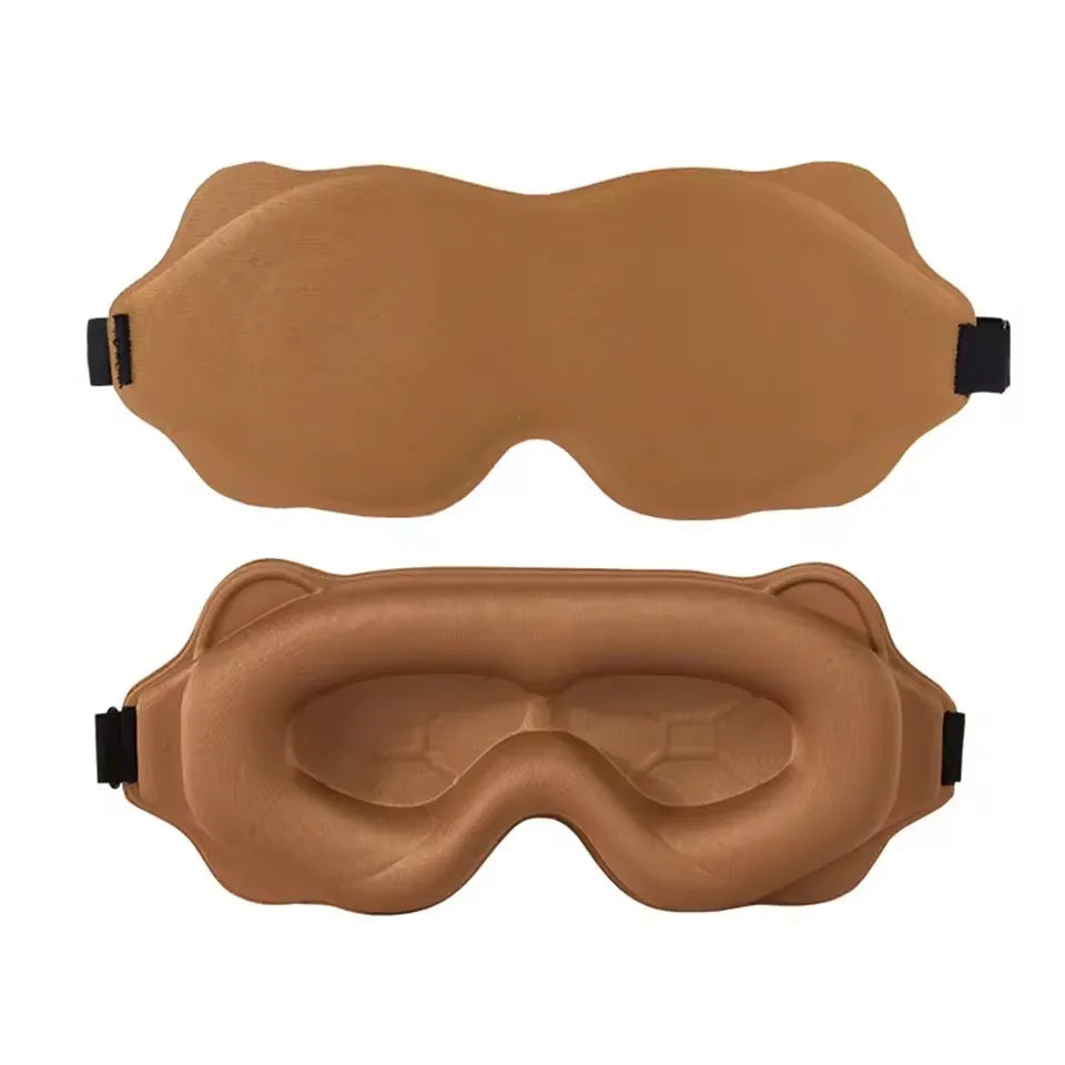 Masque de Nuit 6D — Occultant Total, Ultra-Doux & Anatomique pour Voyage et Sommeil
