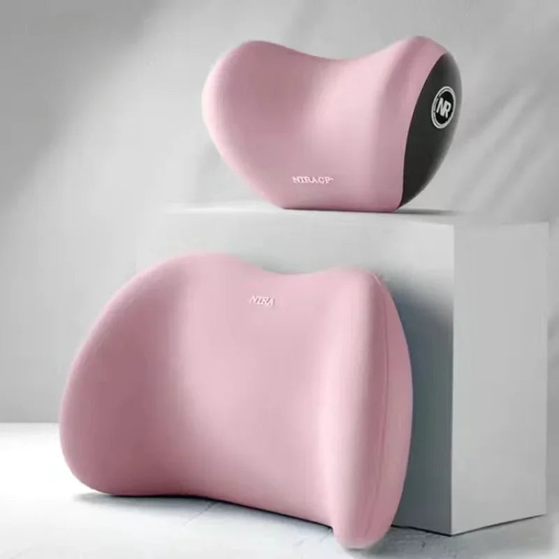 Coussin Lombaire Voiture — Soutien Dorsal & Cervical, Mémoire de Forme