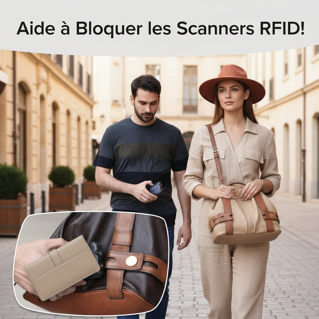 Portefeuille RFID Slim Homme — Aluminium Aéronautique, Pince à Billets Amovible & Anti-Vol