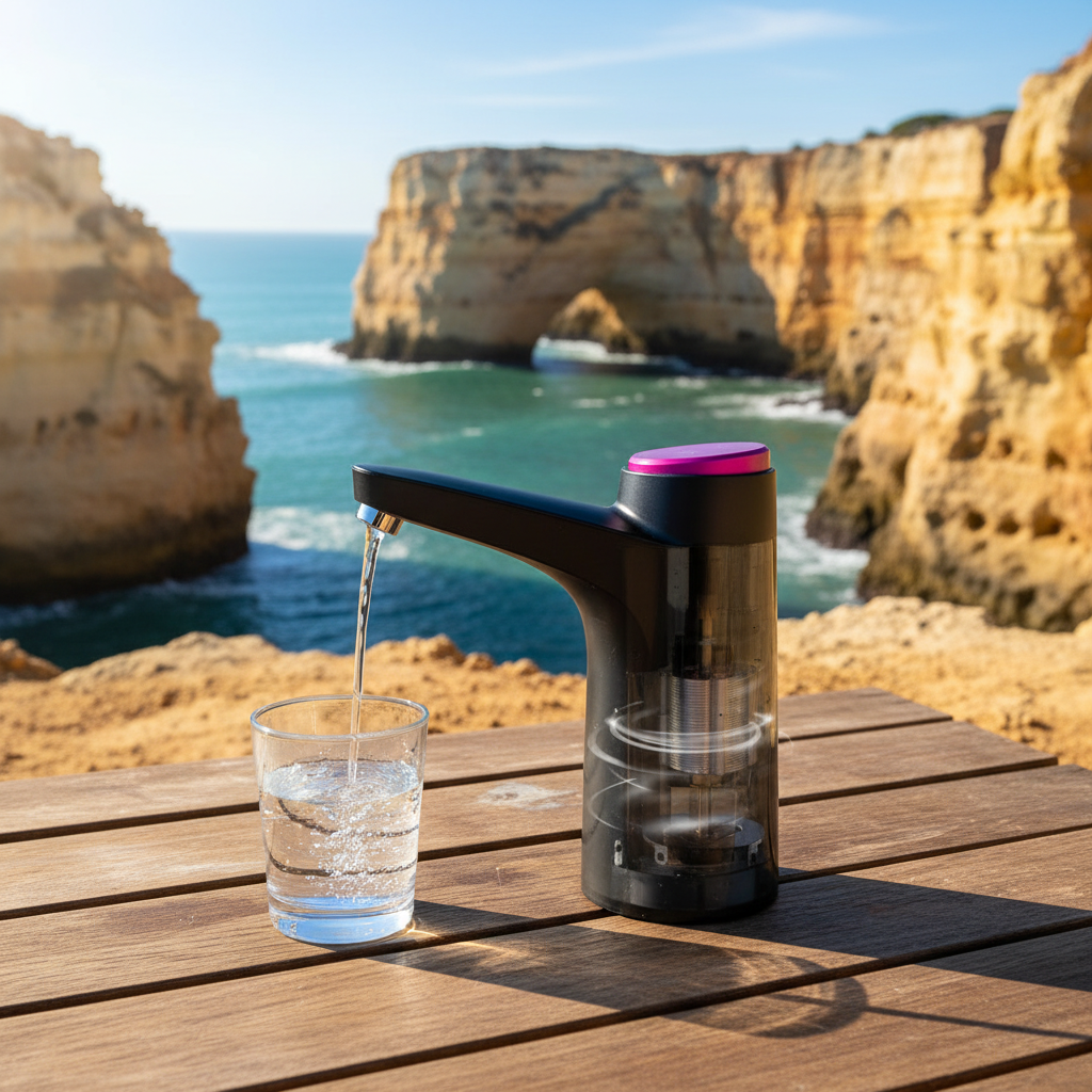 Distributeur d'eau automatique — Pompe à eau électrique, commande par bouton