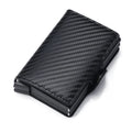 Portefeuille Minimaliste RFID Fibre de Carbone — 12 Emplacements, Ultra-Slim & Anti-Fraude