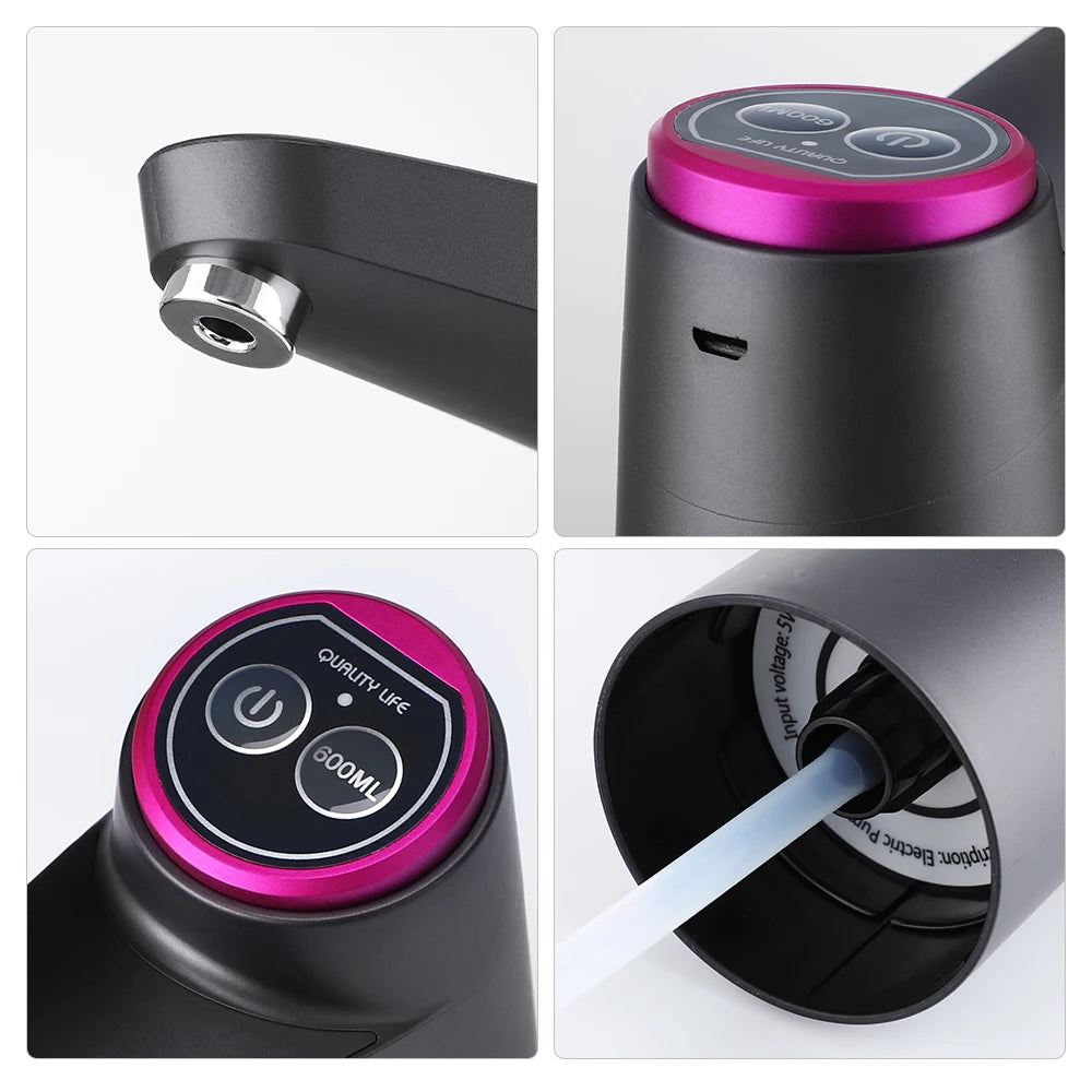 Distributeur d'eau automatique — Pompe à eau électrique, commande par bouton