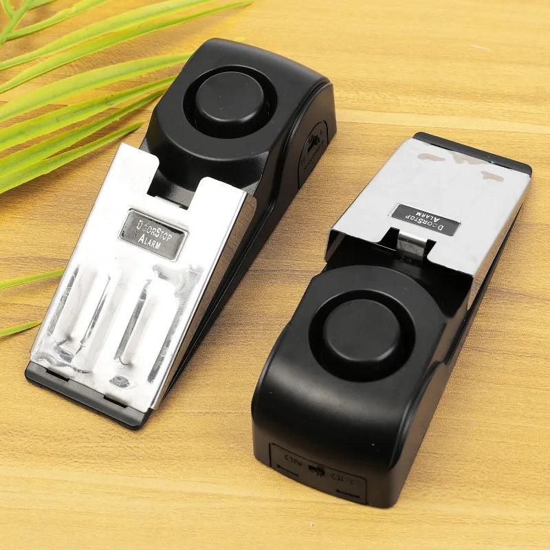 Alarme de Porte Sans Fil 120dB — Sécurité Portable Anti-Effraction, Acier Inoxydable